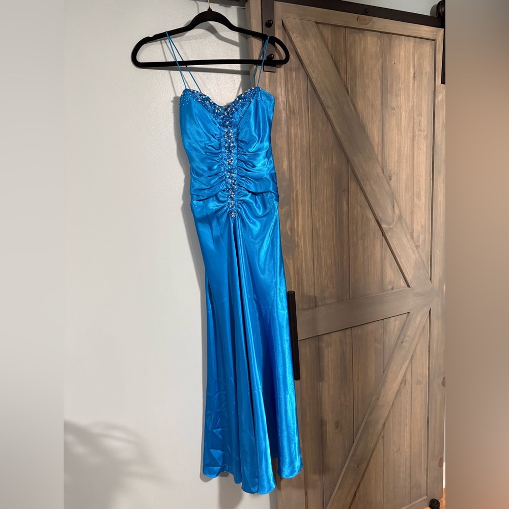 Zum Zum by Niki Livas Vibrant Blue Maxi Dress